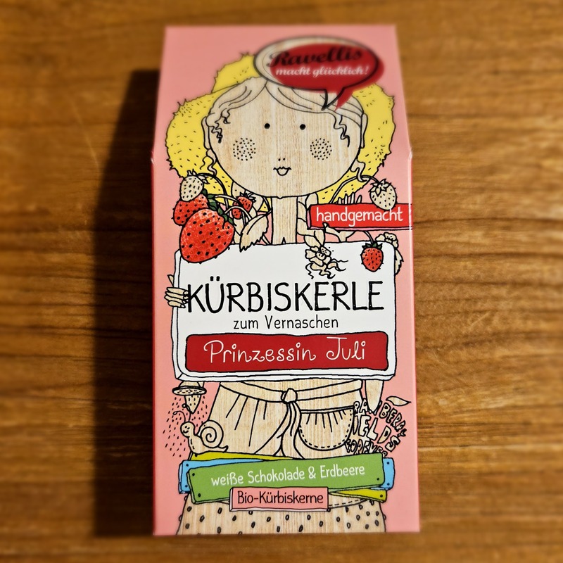 Kürbiskerle Prinzessin Juli weiße Schokolade&Erdbeere