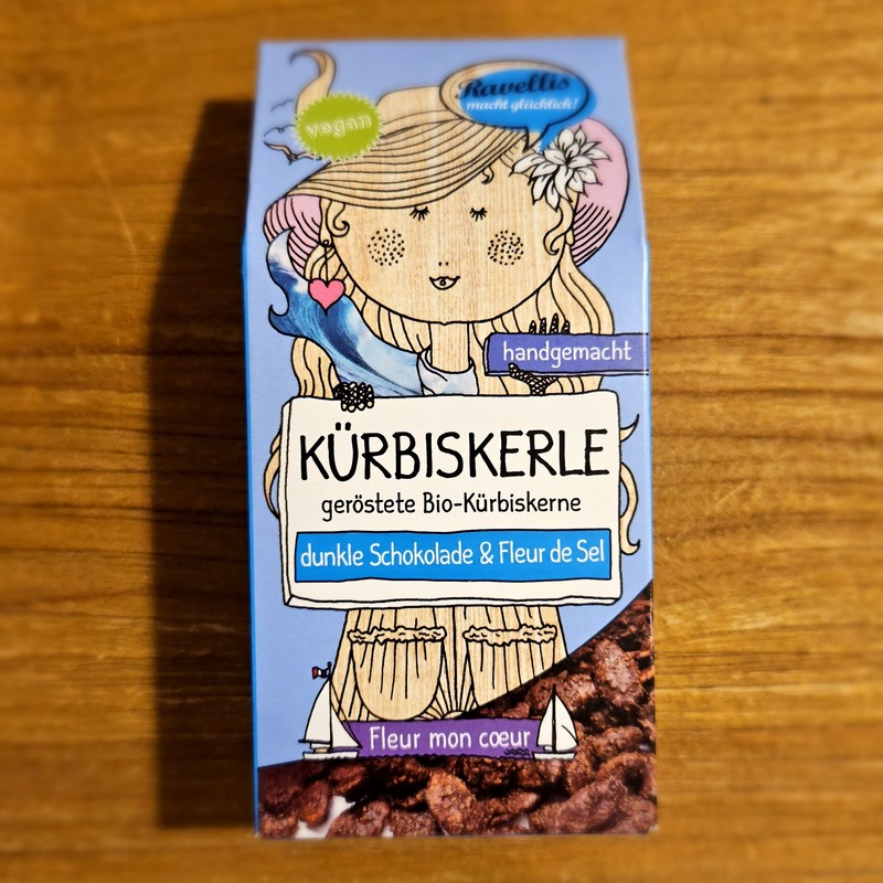 Kürbiskerle Fleur mon coeur dunkle Schokolade&Fleur de Sel