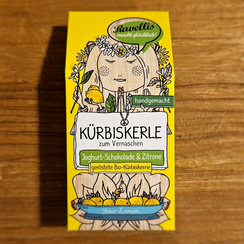 Kürbiskerle Yoko-Lemon Joghurt-Schokolade & Zitrone