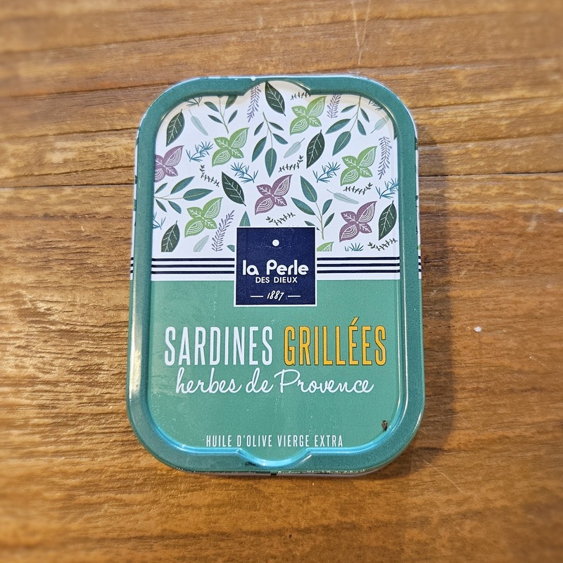 La Perle des Dieux Sardines grillées herbes de Provence