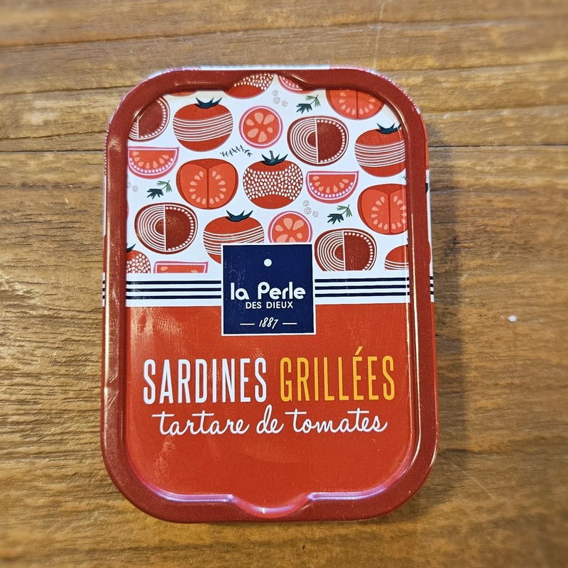 La Perle des Dieux Sardines grillées tartare de tomates