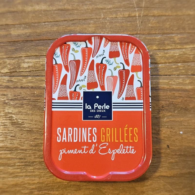La Perle des Dieux Sardines grillées piment d´Espelette