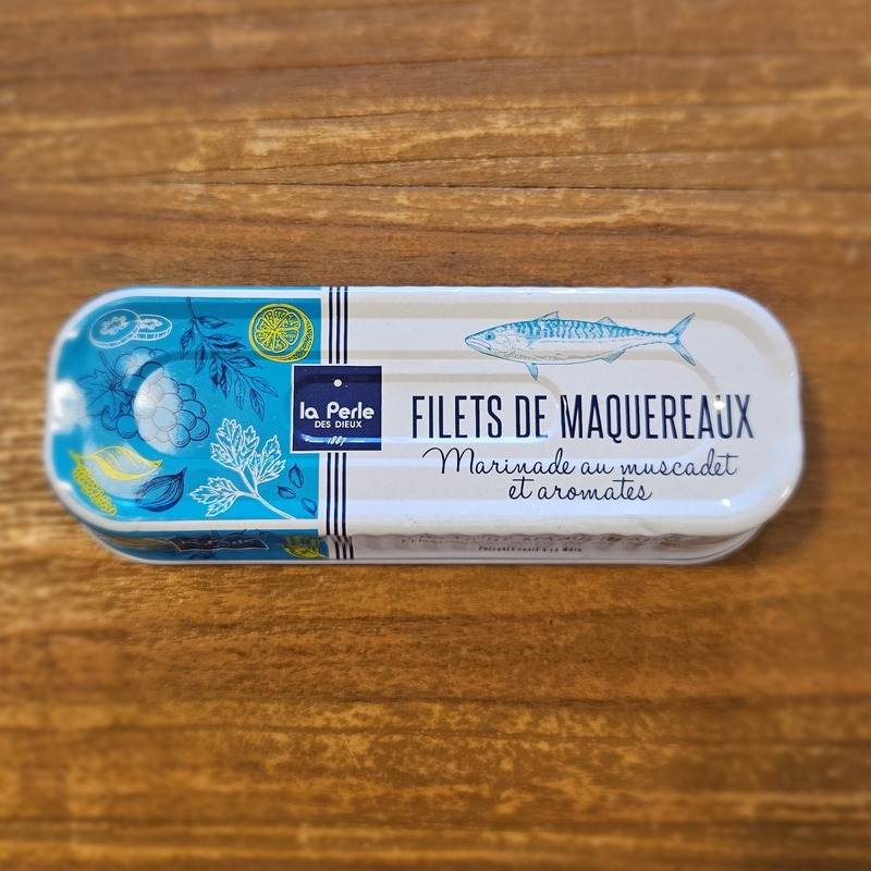 La Perle des Dieux Filets de Maquereaux muscadet aromates