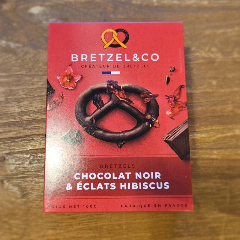 Bretzel & Co Chocolat Noir & Eclats Hibiscus